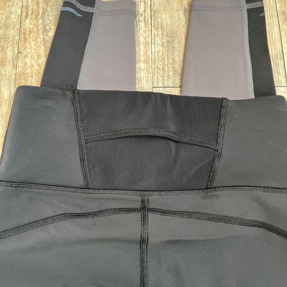 Athleta Leggings NWT Women's XXS Grey and Black - Picture 6 of 8